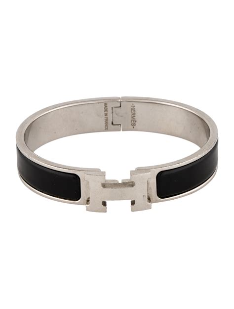 hermes hh so black bracelets.